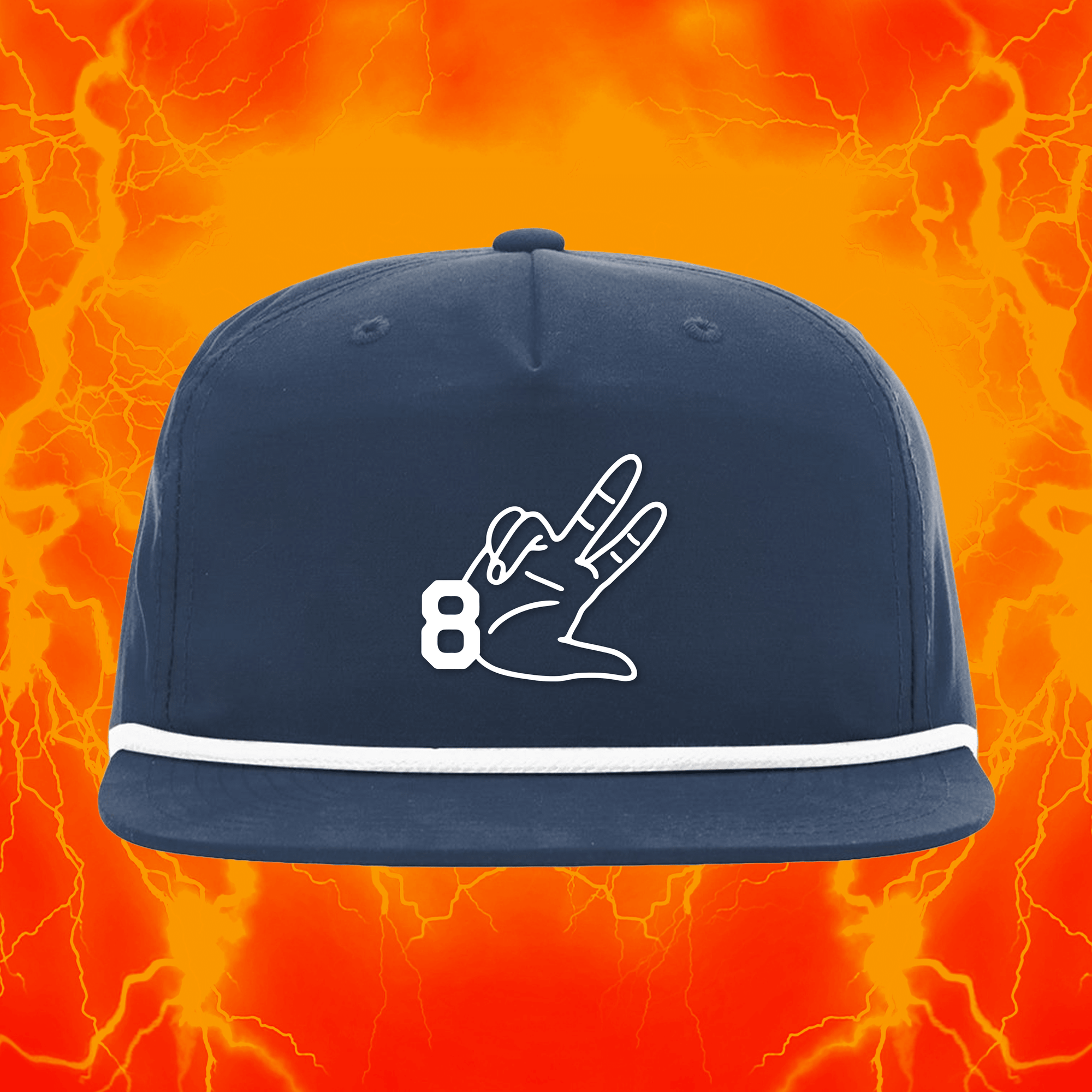 OKC Three's | Navy Rope Hat | OKC Basketball