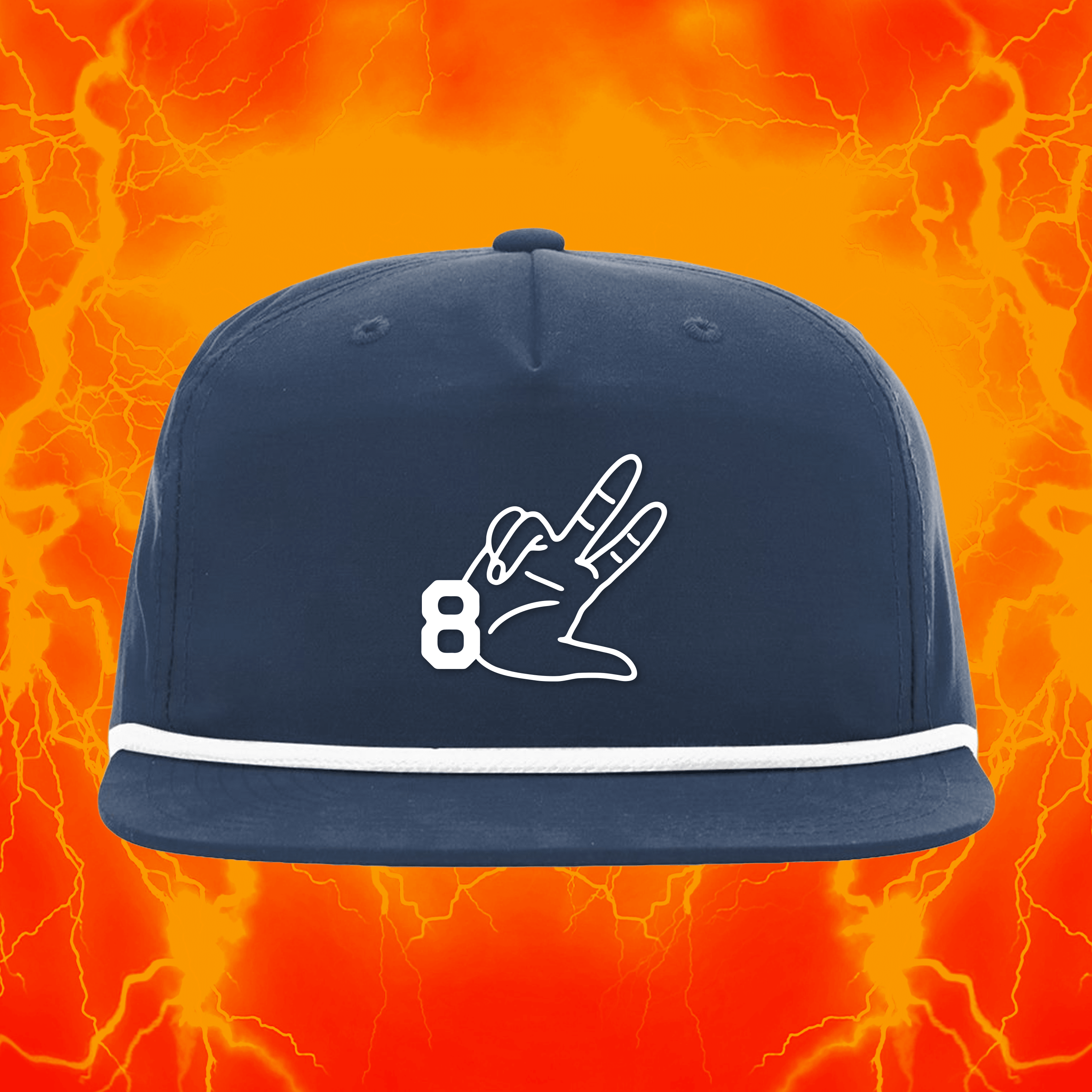 OKC Three's | Navy Rope Hat | OKC Basketball