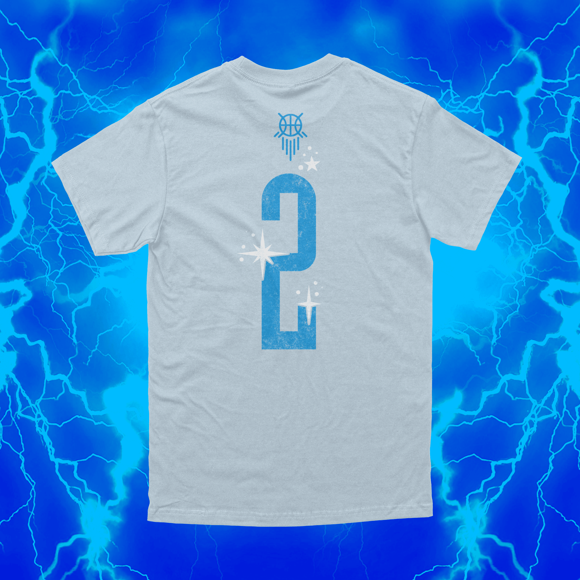 Hard To Stop | Blue T Shirt | OKC Basketball