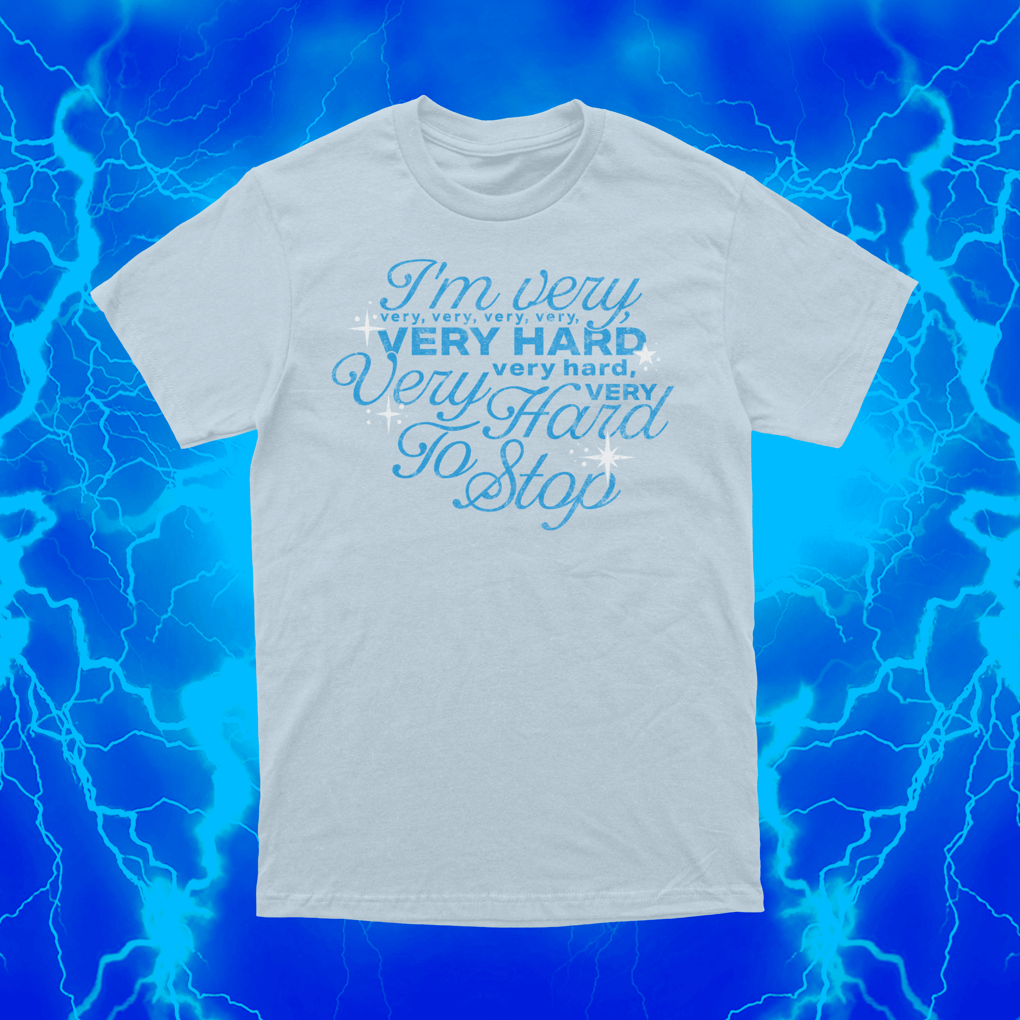 Hard To Stop | Blue T Shirt | OKC Basketball