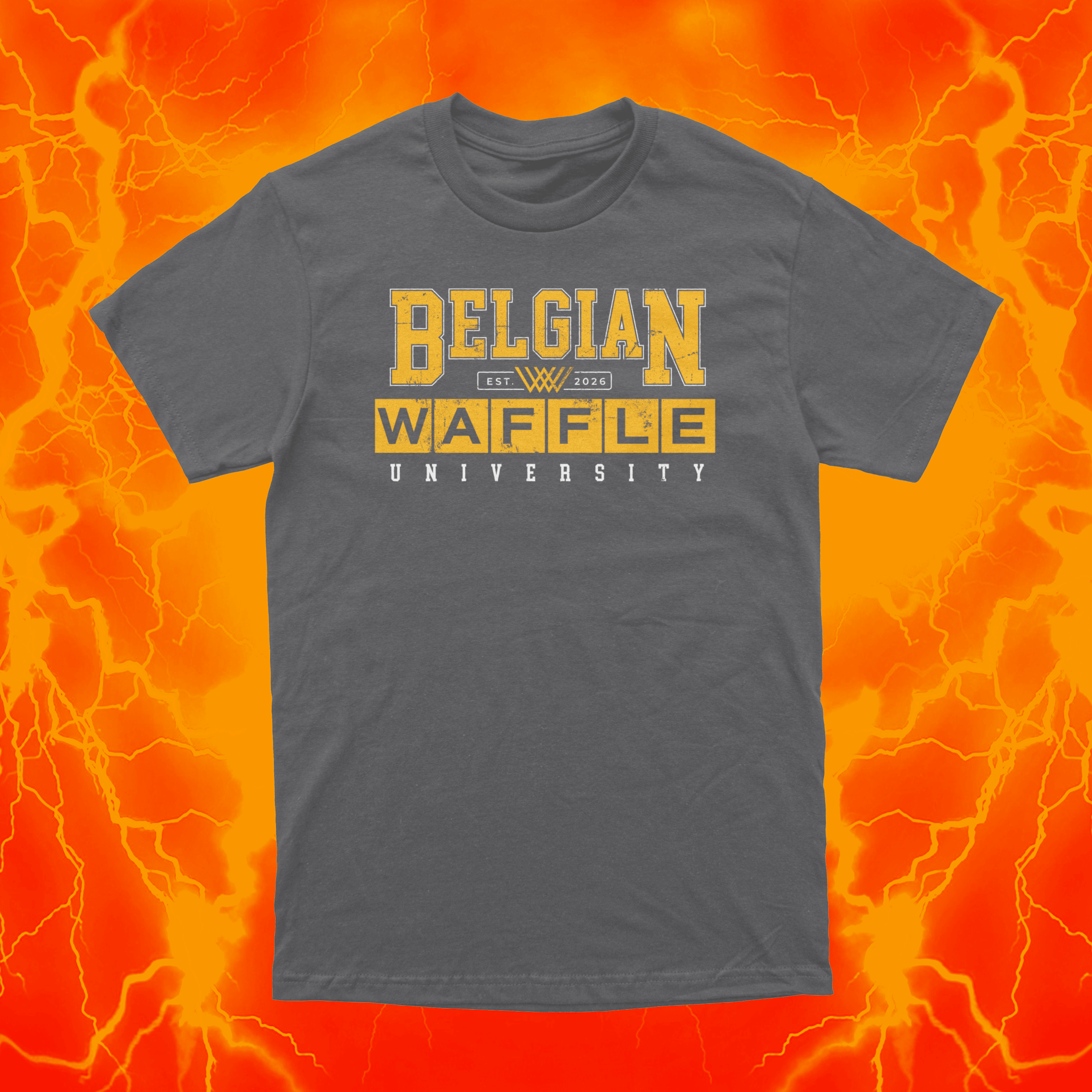 Belgian Waffle University | Pepper T-Shirt | OKC BASKETBALL