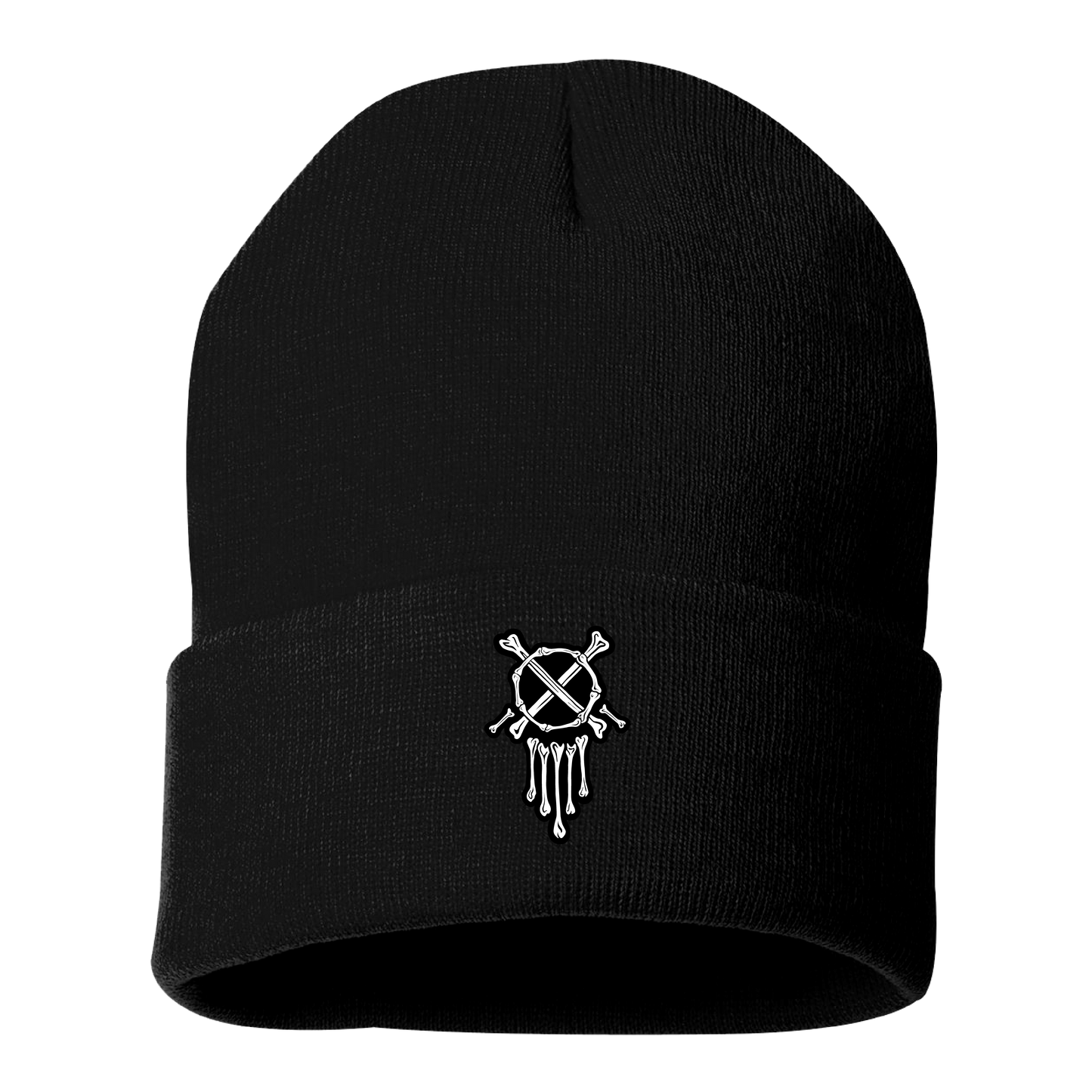 Okie Bones | Black Beanie | Halloween '24