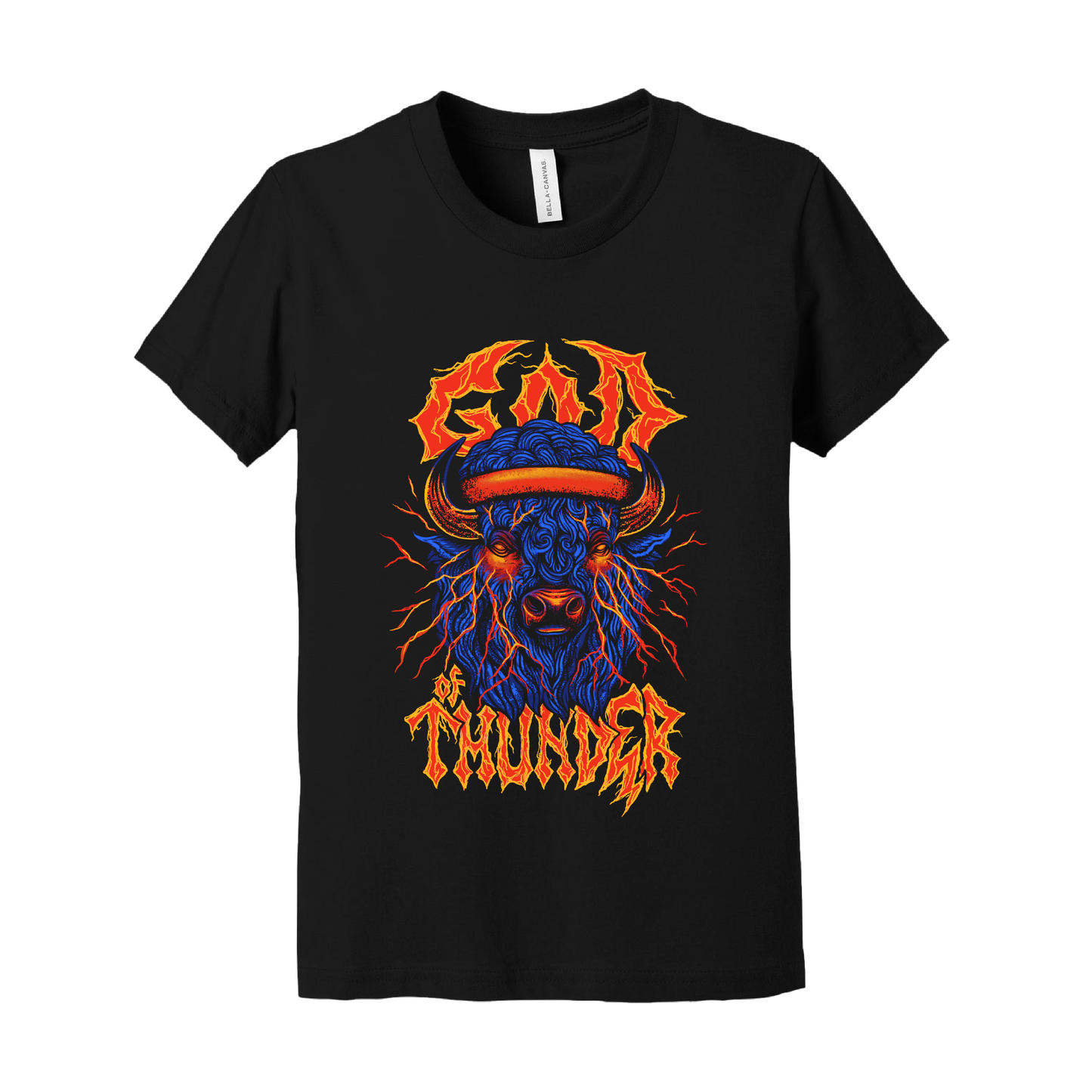 God of Thunder | Black T-Shirt | OKC Basketball