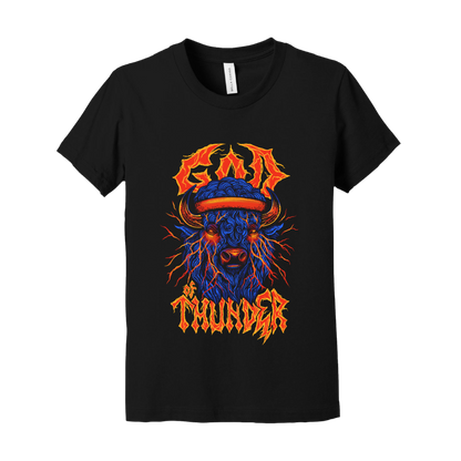 God of Thunder | Black T-Shirt | OKC Basketball